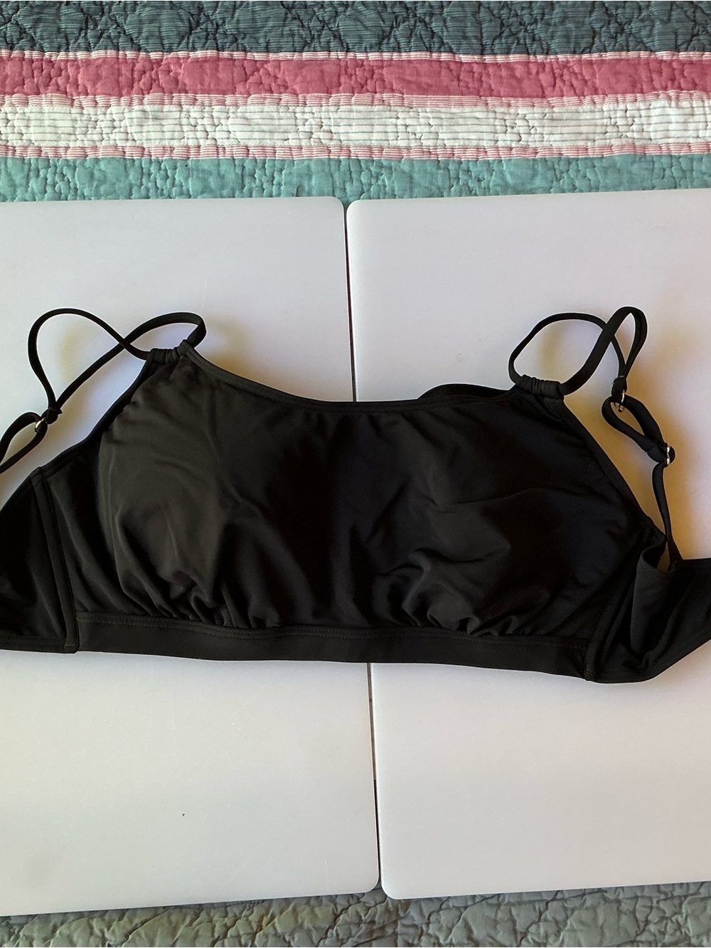 Like new Sunsets bathing suit underwire cami style half top 40E (DD)